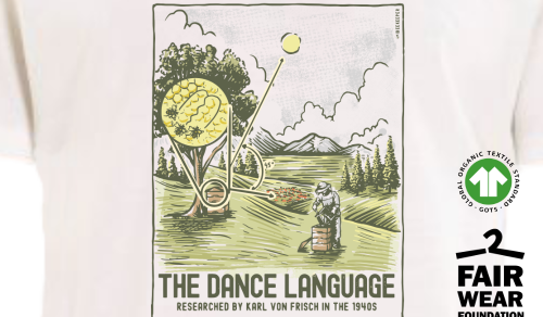 Erstes iBeekeeper T-Shirt Die Tanzsprache mit 15% Rabattaktion