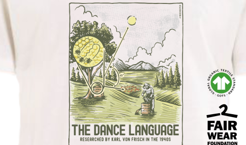 Erstes iBeekeeper T-Shirt Die Tanzsprache mit 15% Rabattaktion