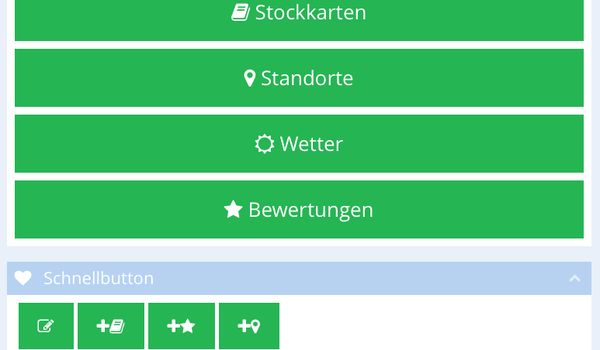 Schnellbutton für wichtige Funktionen