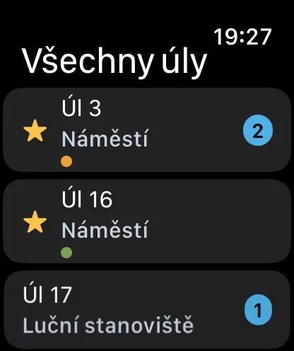 Včelstva na Apple Watch