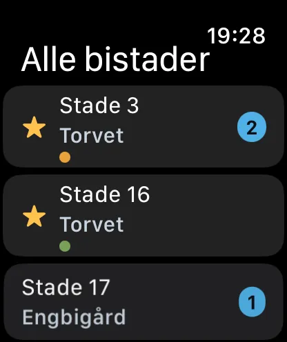 Bifamilier på Apple Watch