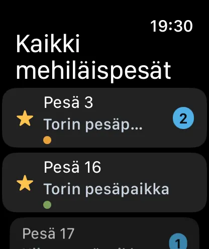 Bienenvölker Apple Watchissa