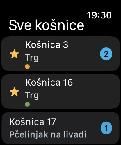 Pčelinje zajednice na Apple Watchu