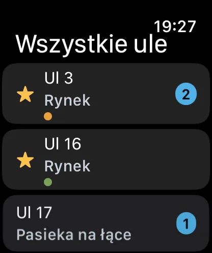 Bienenvölker na Apple Watch