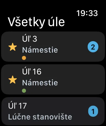 Včelstvá na Apple Watch