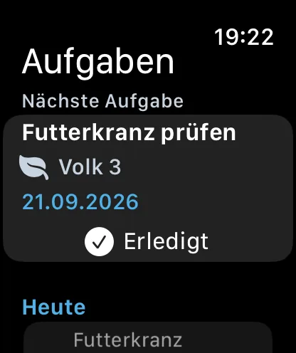 Naloge na uri Apple Watch